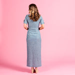 Load image into Gallery viewer, The Ava dress is a side button down maxi dress that is comfortable and breathable for summer
