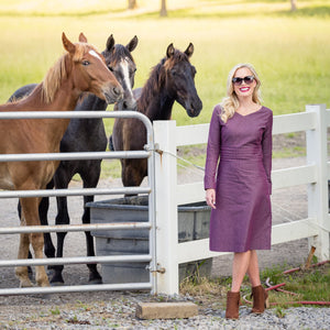 Elisabeth in Plum